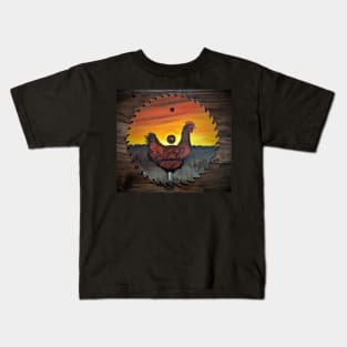 The old red rooster Kids T-Shirt